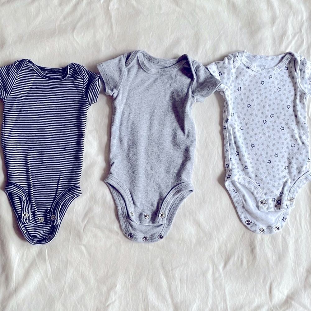 Three-Pack NB Boy Onesies